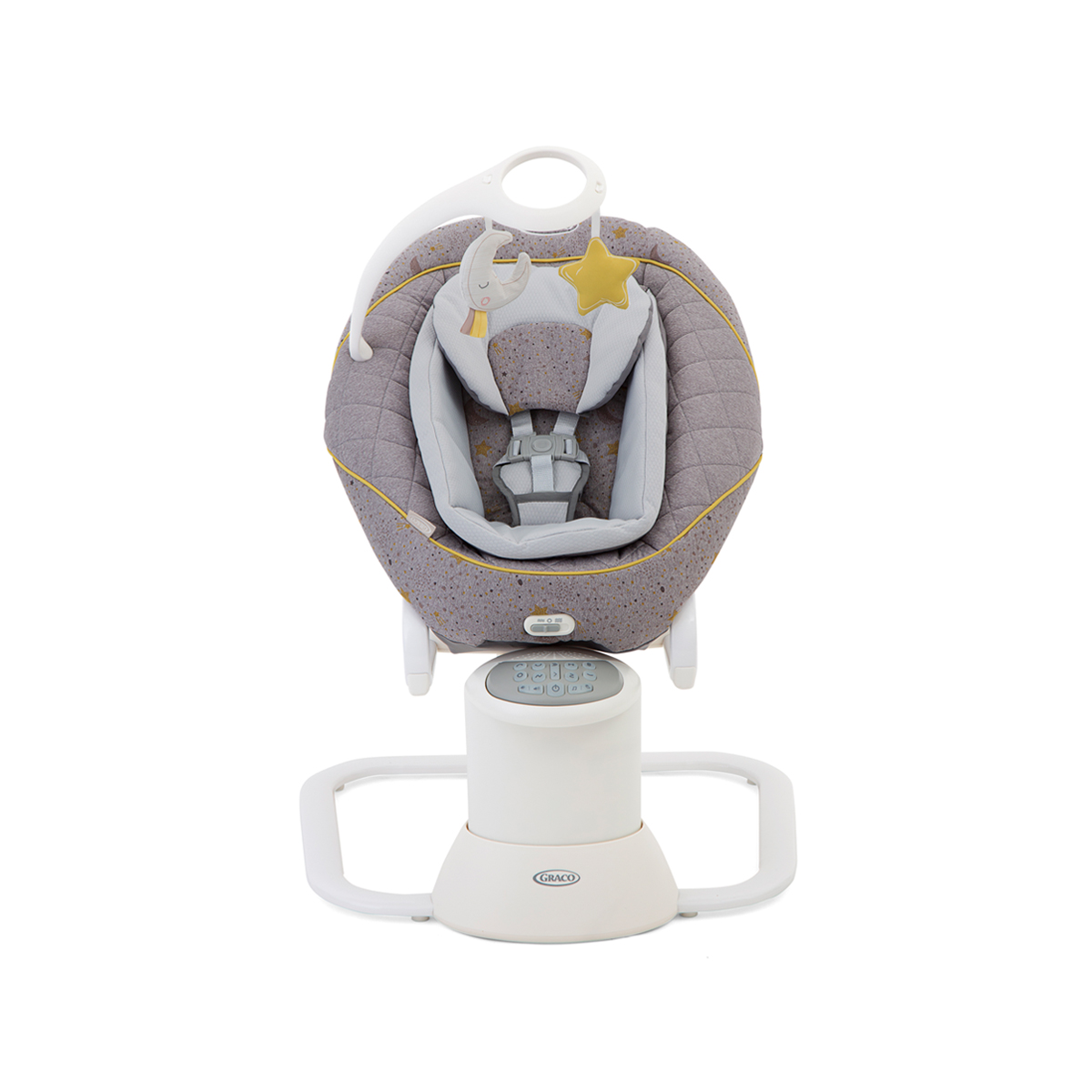 Frontansicht der elektrischen Babyschaukel Graco All Ways Soother