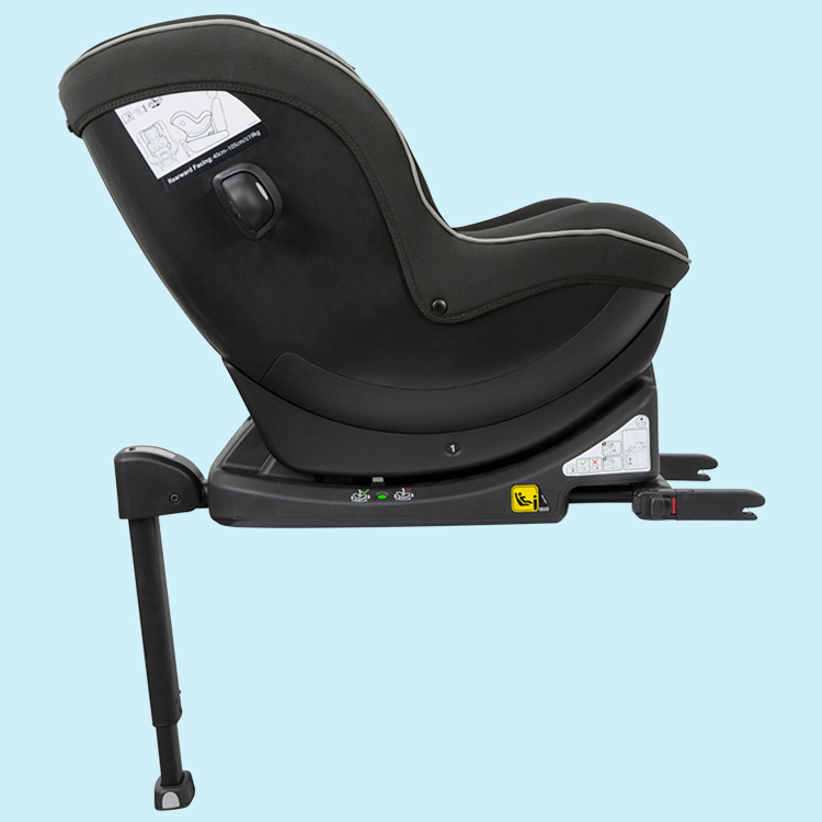 Side view of the recline positions of the Graco Ascent car seat