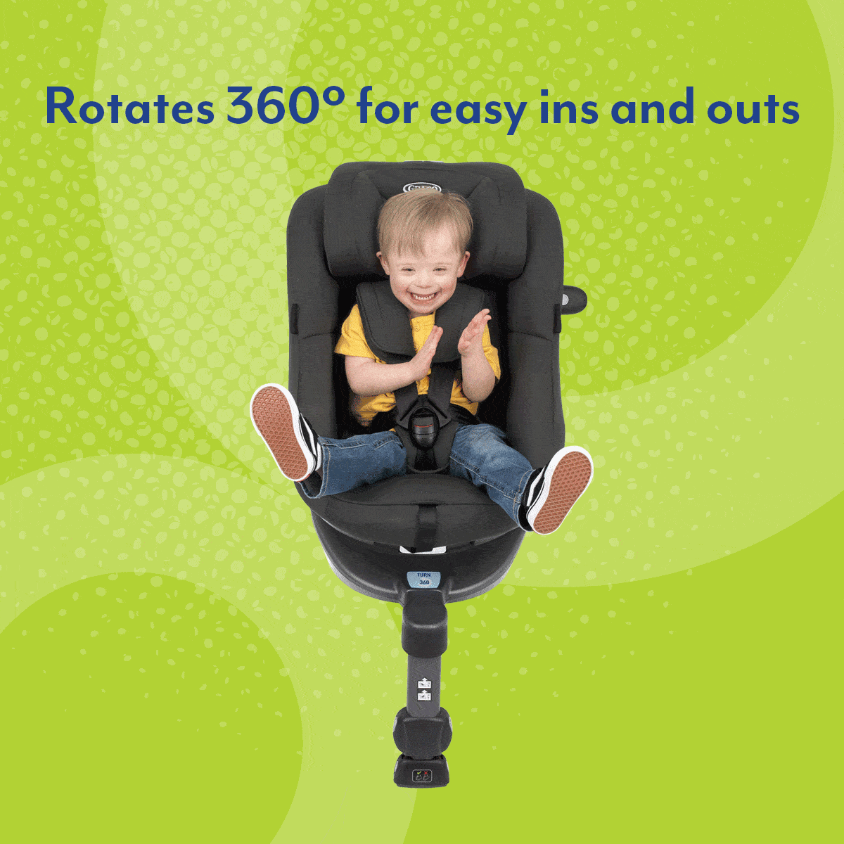 Graco spin car seat top