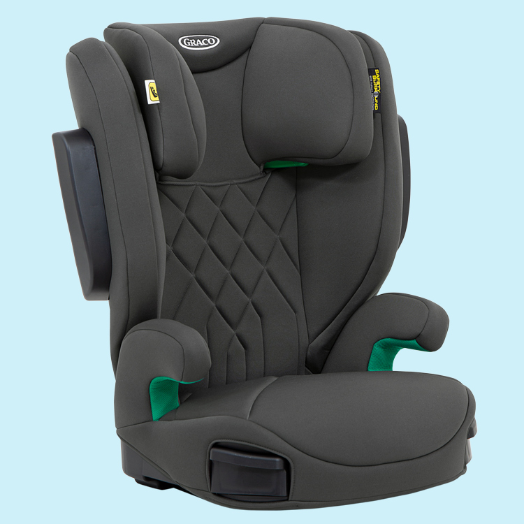 Graco EVERSURE LITE I-SIZE - booster seat 135-150 cm, Steeple Grey Steeple  Grey, Car Seats \ 15-36 kg, 4 years to 11 years