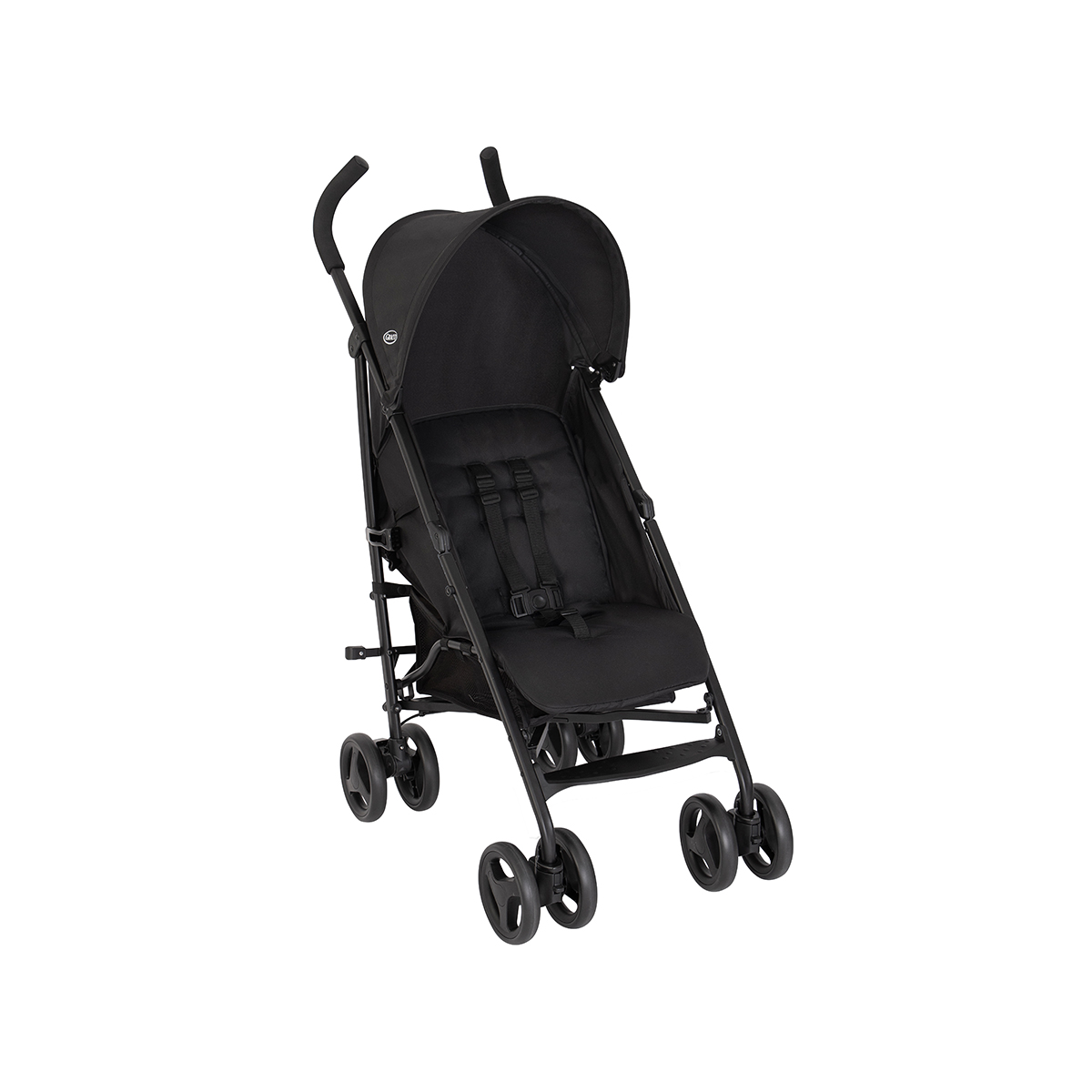 Graco EZLite™  travel stroller three quarter hero angle on white background.