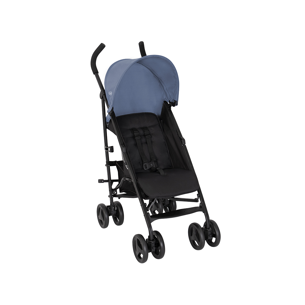 Graco EZLite™  travel stroller three quarter hero angle on white background.