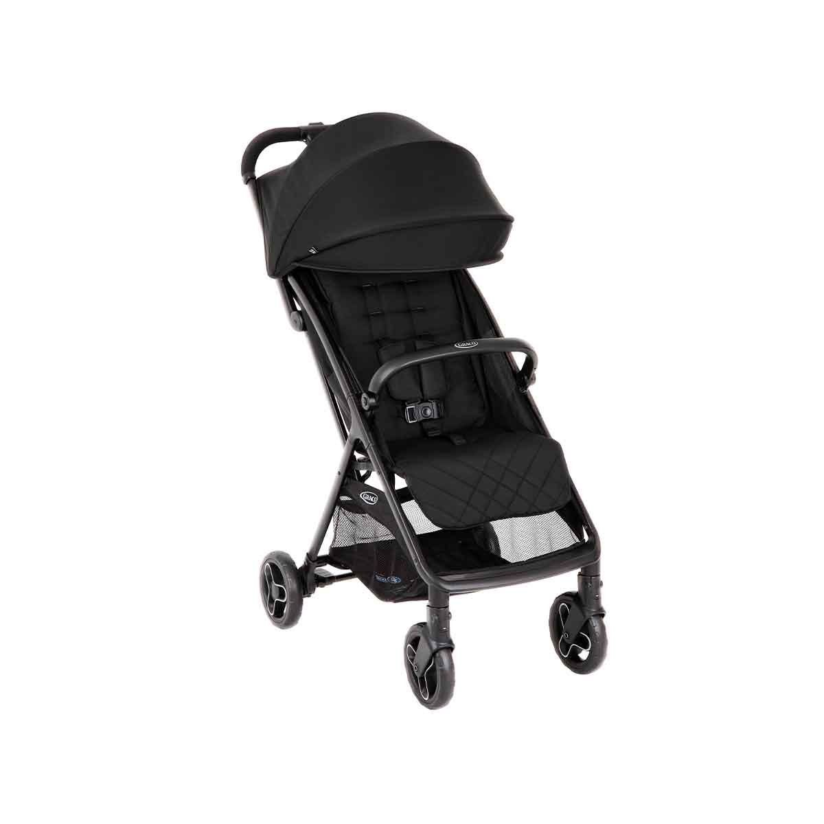 Graco Myavo wandelwagen driekwart heldenhoek op witte achtergrond.