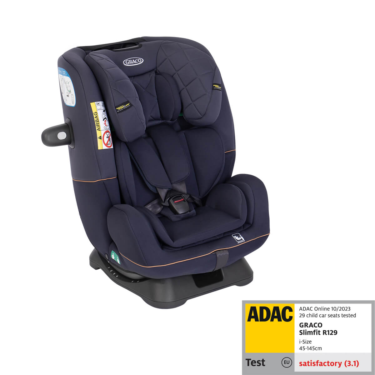 Graco SlimFit™ R129 vu en angle de trois-quarts
