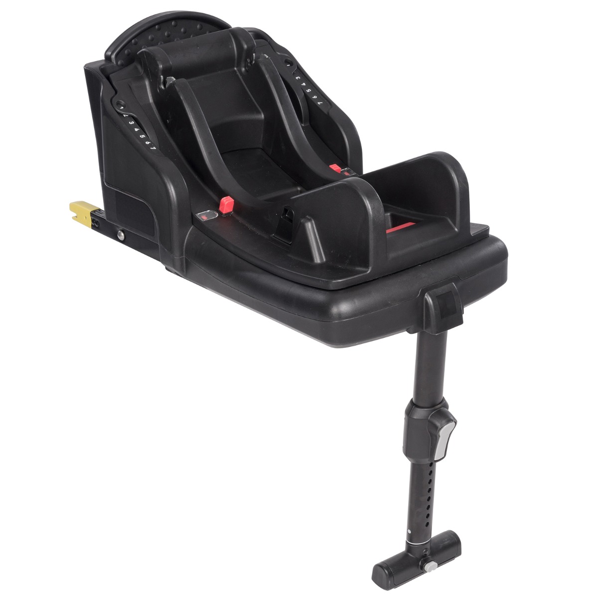 Graco® SnugRide® i-Size R129 7-position ISOFIX Car Seat Base three quarter angle
