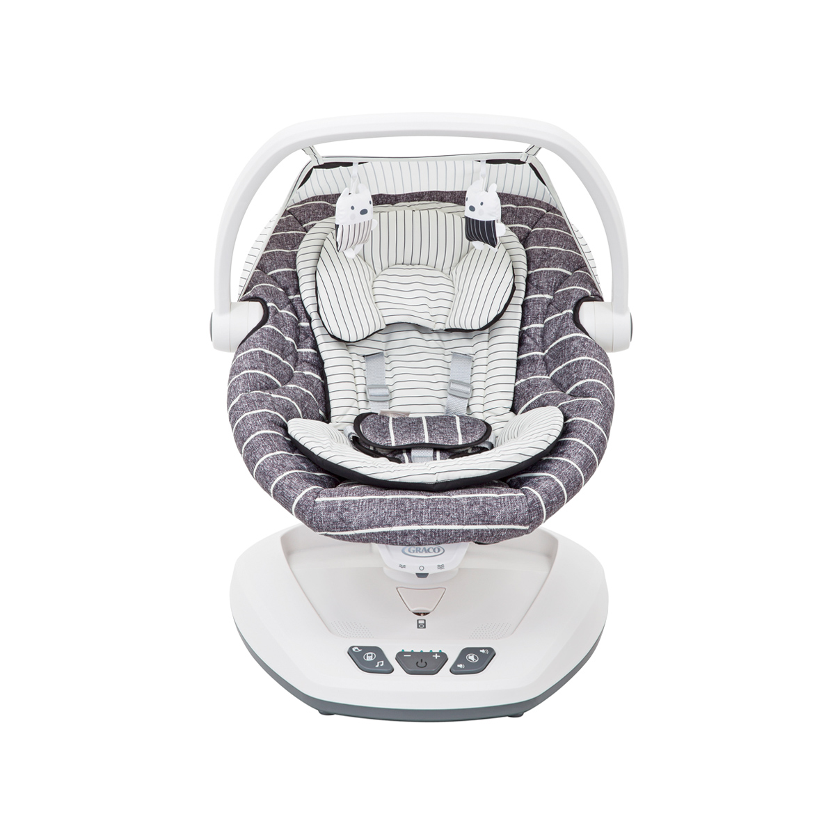 Frontansicht der elektrischen Babywippe Graco Move With Me