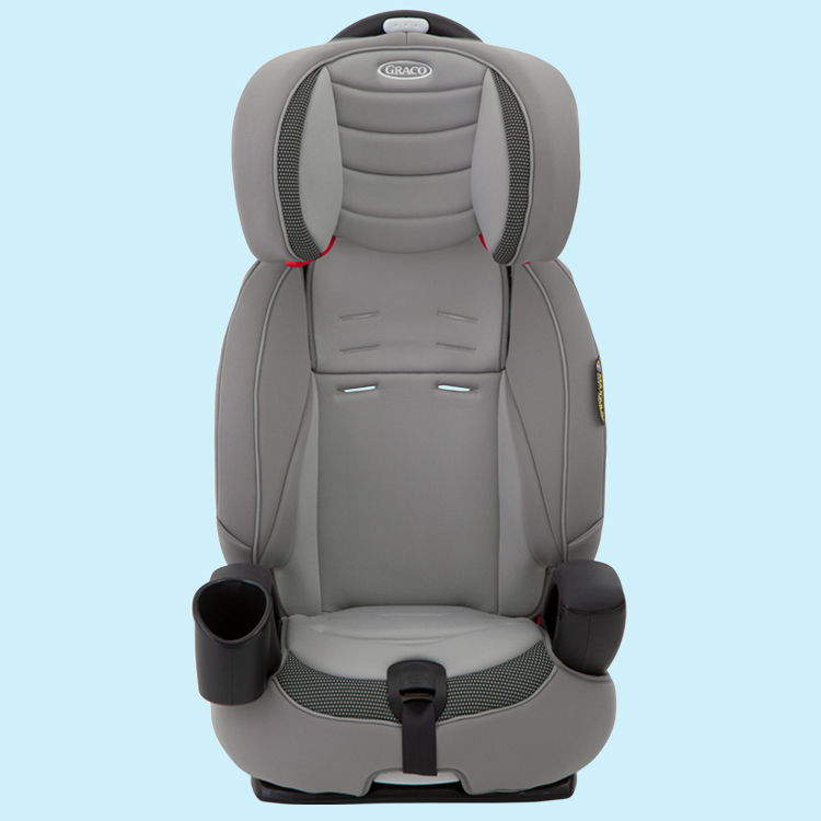 Graco Nautlius LX easily-adjustable headrest