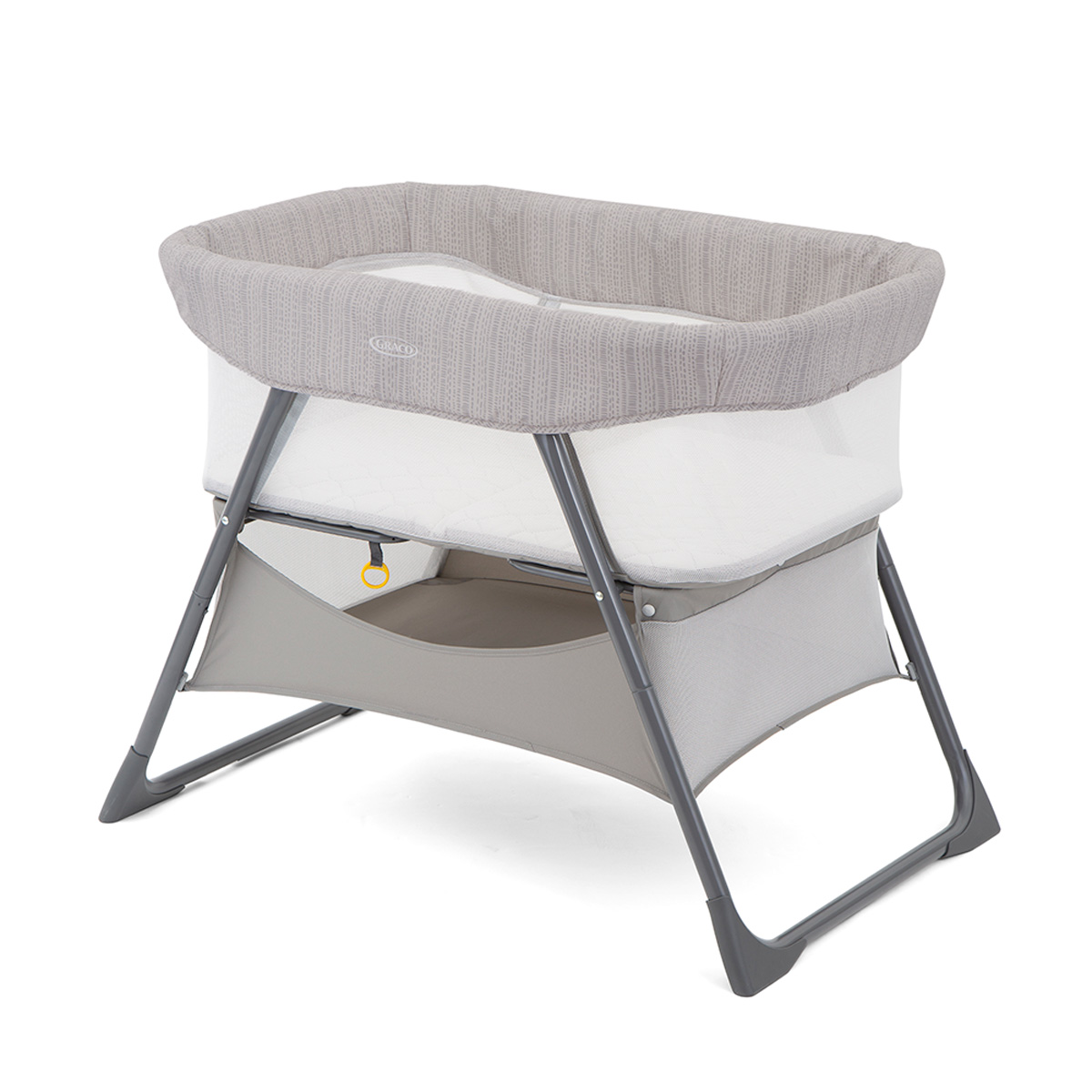 Graco Side-By-Side Bedside Bassinet | Portable & Compact Fold 