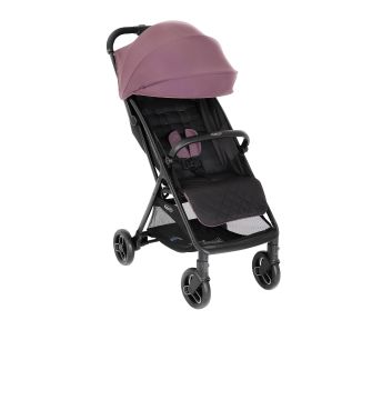 Cochecito plegable Graco Myavo en &aacute;ngulo de tres cuartos sobre fondo blanco.