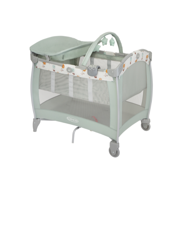 Graco Contour Electra &aacute;ngulo de tres cuartos sobre fondo blanco