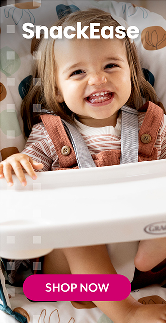 Black and orange banner calling out Black Friday with a three quarter image of Graco SnackEase.