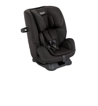Seggiolino auto convertibile Graco SlimFit R129 a tre quarti su sfondo bianco